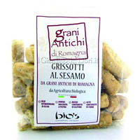 Grissotti al sesamo di grani antichi