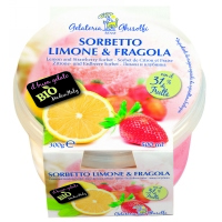 Sorbetto al limone fragola